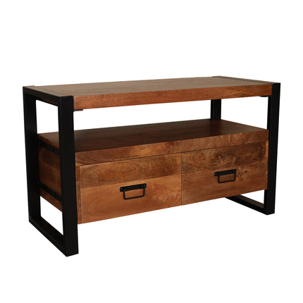 Tv meubel bruin mangohout 100cm Ilse