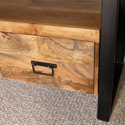 Tv meubel bruin mangohout 180cm Ilse