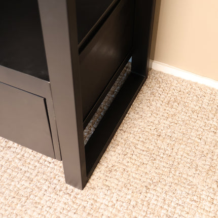 Tv meubel zwart mangohout 180cm Ilse