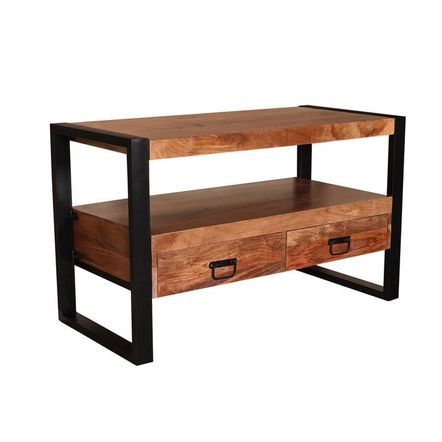 Tv meubel bruin mangohout 100cm Linde