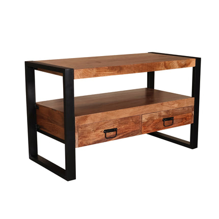 Tv meubel bruin mangohout 100cm Linde