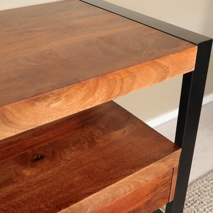 Tv meubel bruin mangohout 180cm Linde