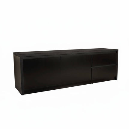 Tv meubel zwart melamine 160cm Cassie