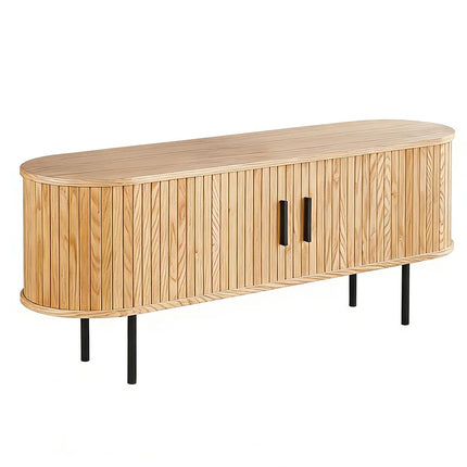Tv meubel Japandi lichtbruin MDF 140cm Simon