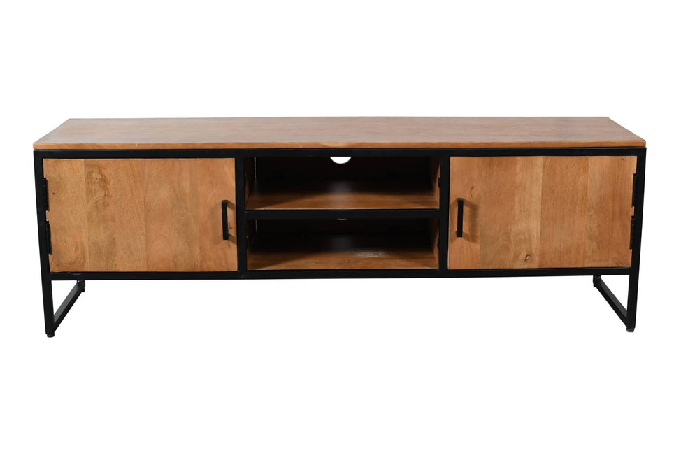 TV meubel bruin mangohout 150cm Liv