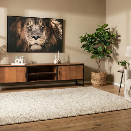 Tv meubel walnoot mangohout 180cm Liv