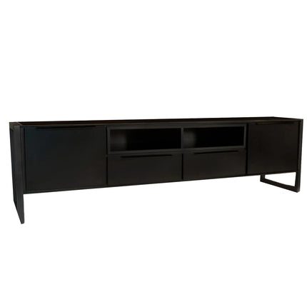 Tv meubel zwart melamine 185cm Madison
