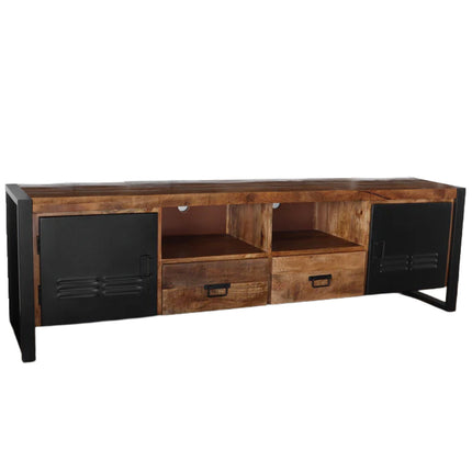 Tv meubel bruin mangohout 200cm Nova