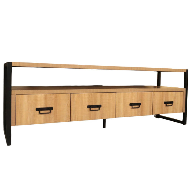 Tv meubel bruin melamine 180cm Harper
