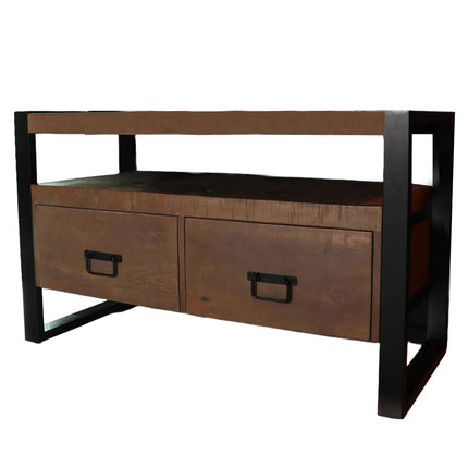 Tv meubel walnoot mangohout 100cm Ilse