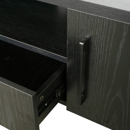 Tv meubel zwart melamine 170cm Bente