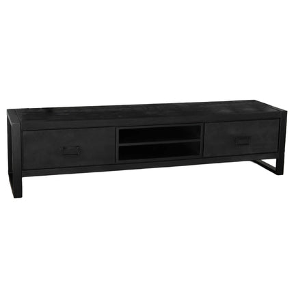 Tv meubel zwart mangohout 180cm Avelyn
