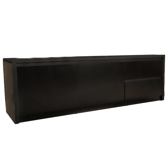 Tv meubel zwart melamine 160cm Cassie