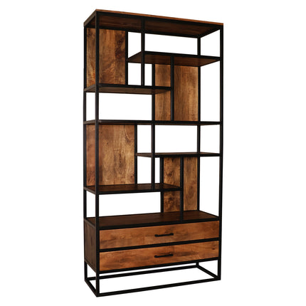 Vakkenkast mangohout bruin 180cm Xavi