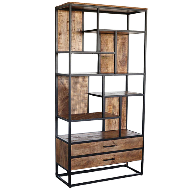 Vakkenkast mangohout bruin 180cm Xavi