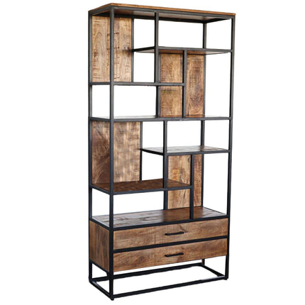 Vakkenkast mangohout bruin 180cm Xavi