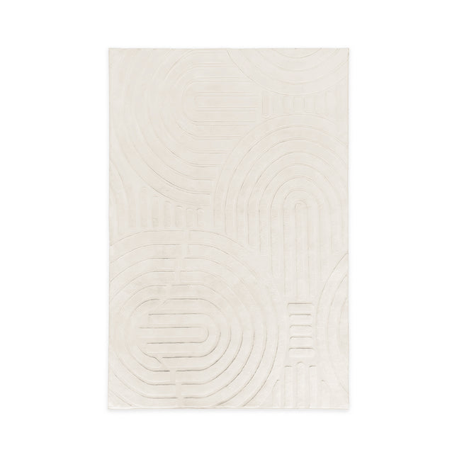 Vloerkleed Japandi gebroken wit 200x300cm