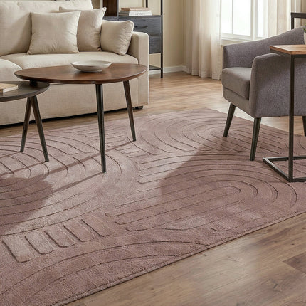 Vloerkleed Japandi taupe 160x230cm