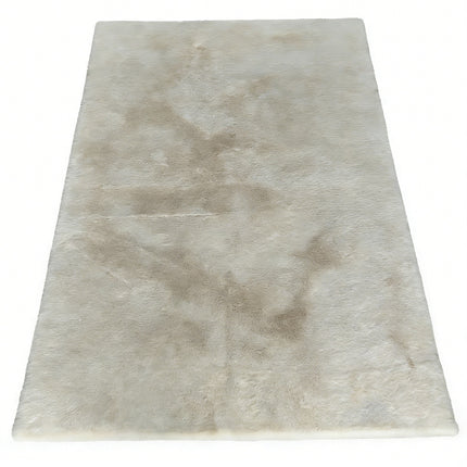 Vloerkleed gebroken wit 200x300cm hoogpolig