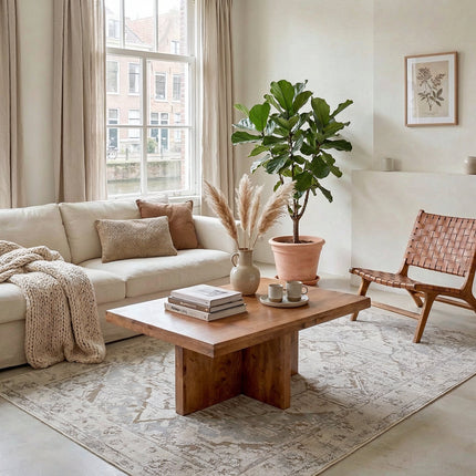 Vloerkleed perzisch 160x230cm beige