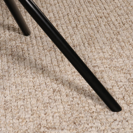 SET DEAL 4 stuks: Eetkamerstoel draaibaar champagne velvet Willow