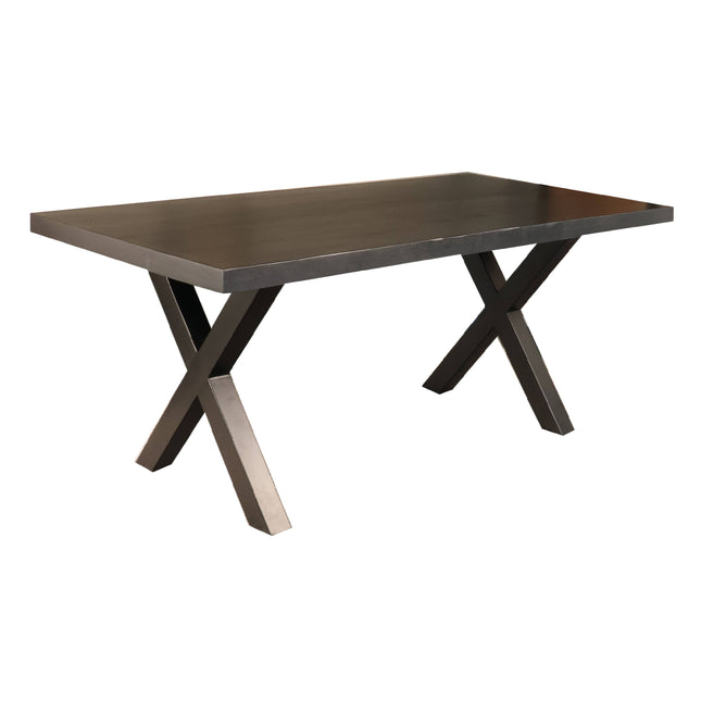 Eettafel Zeno rechthoekig 200cm zwart mangohout
