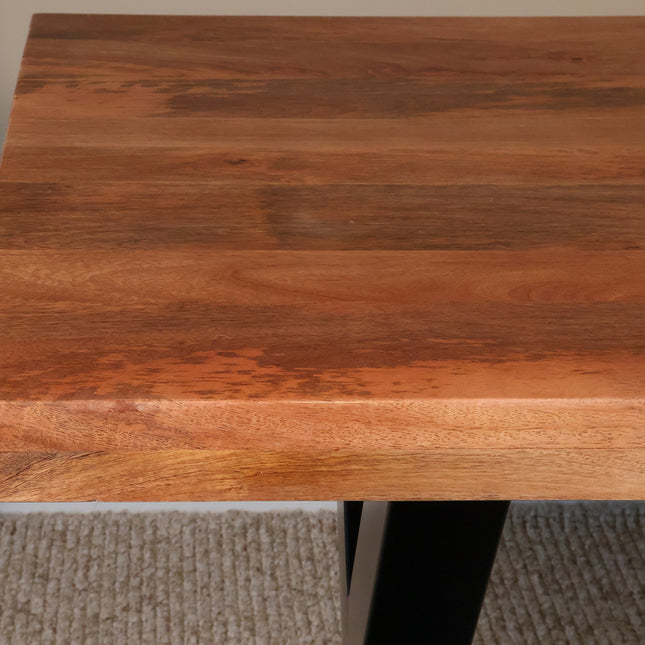 Eettafel Zeno rechthoekig 240cm bruin mangohout