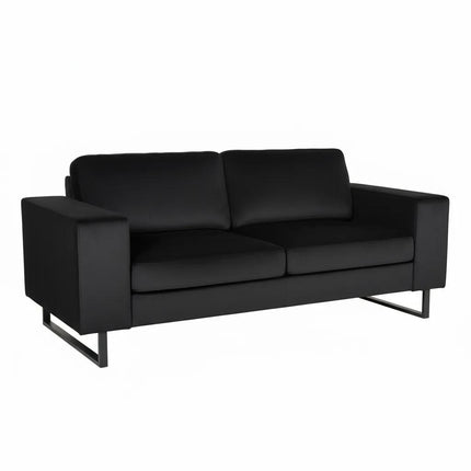 Zitbank zwart velvet 225cm Zora