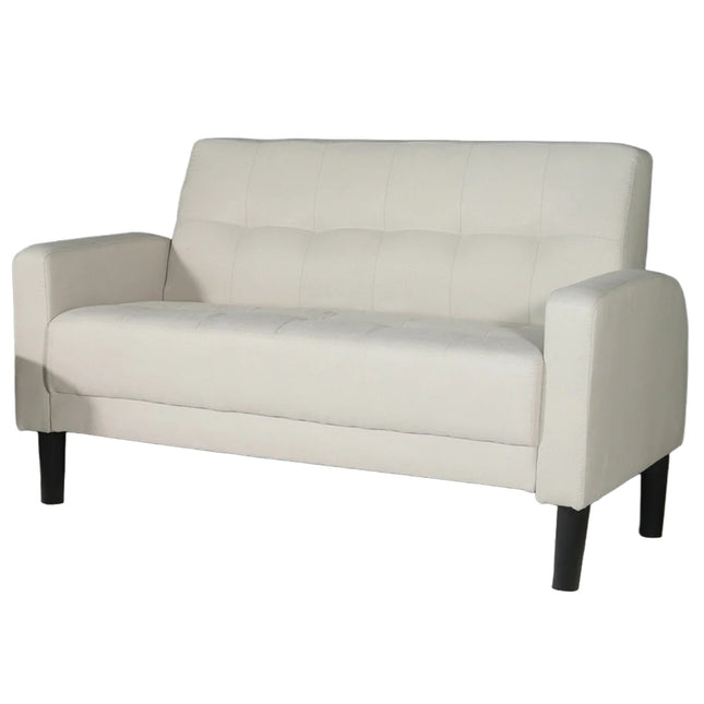 Zitbank beige stof 120cm Ghislaine