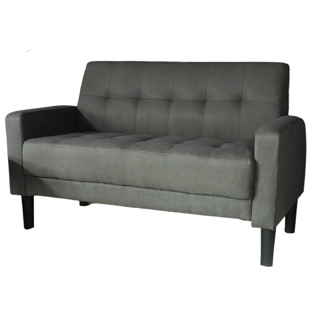 Zitbank grijs stof 120cm Ghislaine