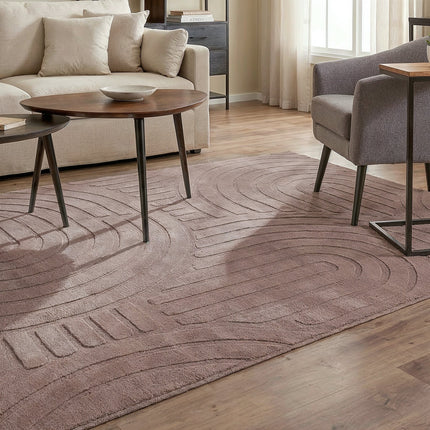 Vloerkleed Japandi taupe 160x230cm