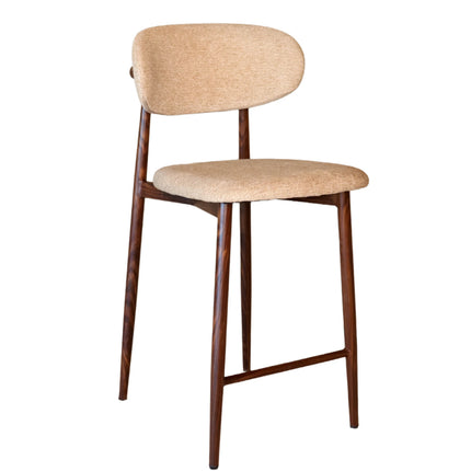 Barkruk Japandi bruin Reika walnoot