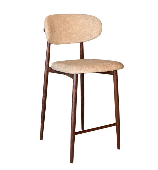 SET DEAL 2 stuks: Barkruk Japandi bruin Reika walnoot