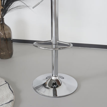 SET DEAL 2 stuks: Barkruk Anel met armleuning lichtbruin kunstleder