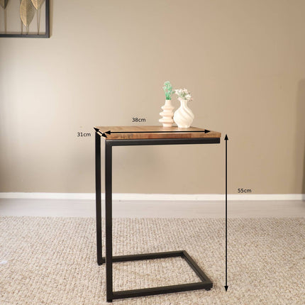Bijzettafel Jerry 55cm bruin