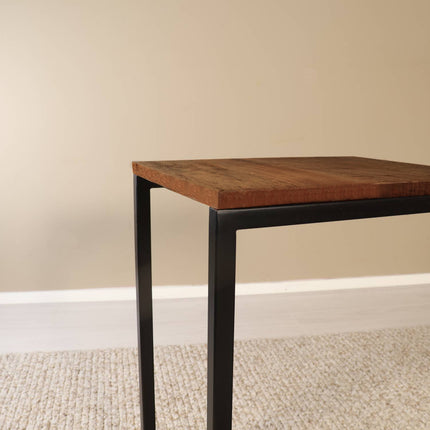 Bijzettafel Jerry 55cm bruin mangohout