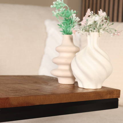 Bijzettafel Jerry 55cm bruin mangohout