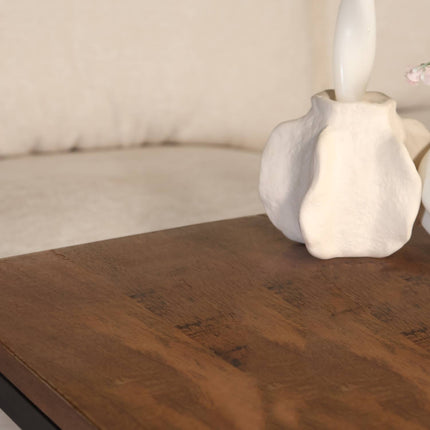 Bijzettafel Jerry 55cm lichtbruin mangohout