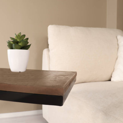 Bijzettafel Jerry 55cm walnoot mangohout