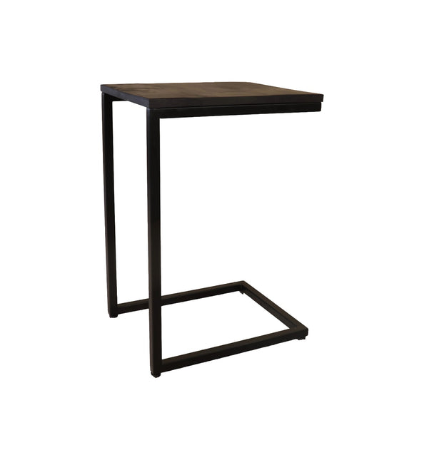 Bijzettafel Jerry 55cm zwart mangohout