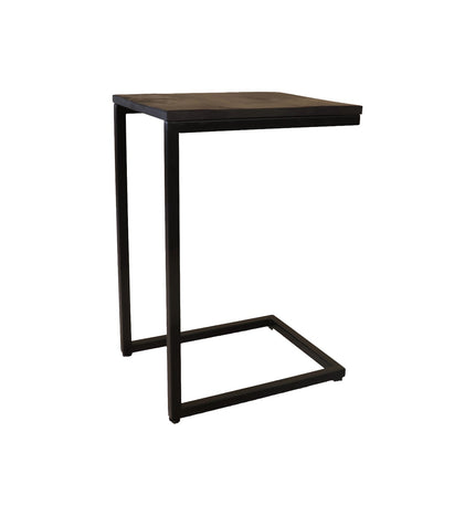 Bijzettafel Jerry 55cm zwart mangohout