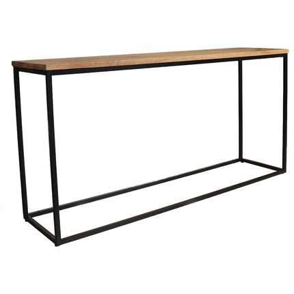 Bijzettafel 150cm mangohout lichtbruin Osso