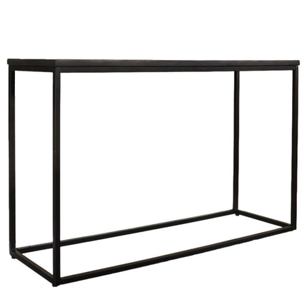 Bijzettafel 120cm mangohout zwart Osso