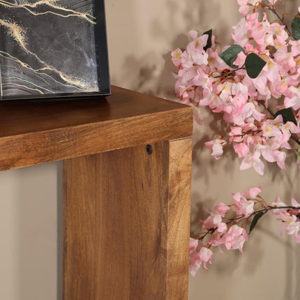 Bijzettafel 150cm mangohout Randy bruin