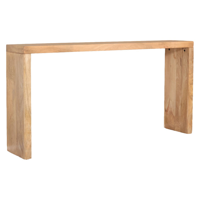 Bijzettafel 150cm mangohout Randy lichtbruin