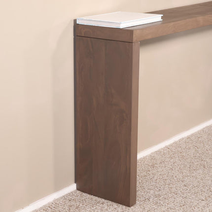 Bijzettafel 150cm mangohout Randy walnoot