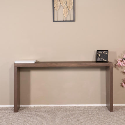 Bijzettafel 150cm mangohout Randy walnoot