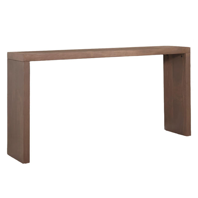 Bijzettafel 150cm mangohout Randy walnoot