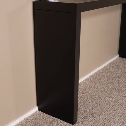 Bijzettafel 150cm mangohout Randy zwart