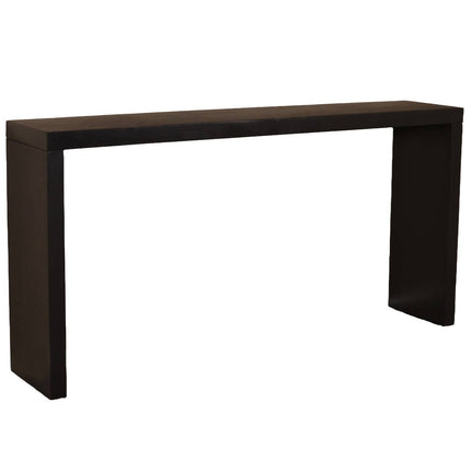 Bijzettafel 150cm mangohout Randy zwart